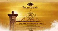 Desktop Screenshot of barton-guestier.com